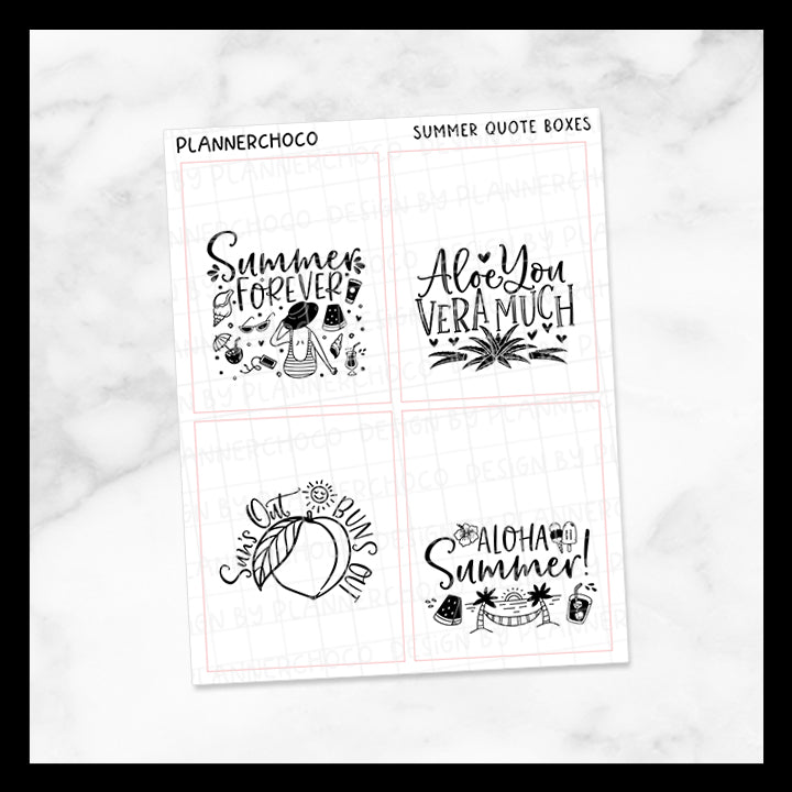 Summer / Quote Full Box 21.0 / Foiled