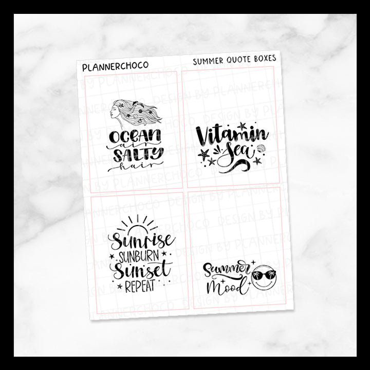 Summer / Quote Full Box 24.0 / Foiled