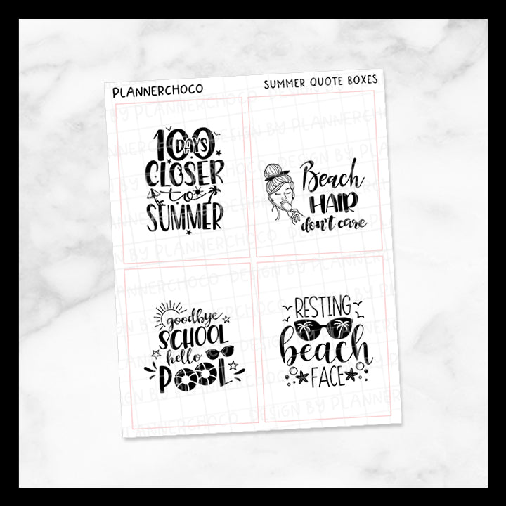 Summer / Quote Full Box 25.0 / Foiled