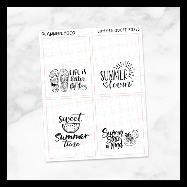 Summer / Quote Full Box 27.0 / Foiled
