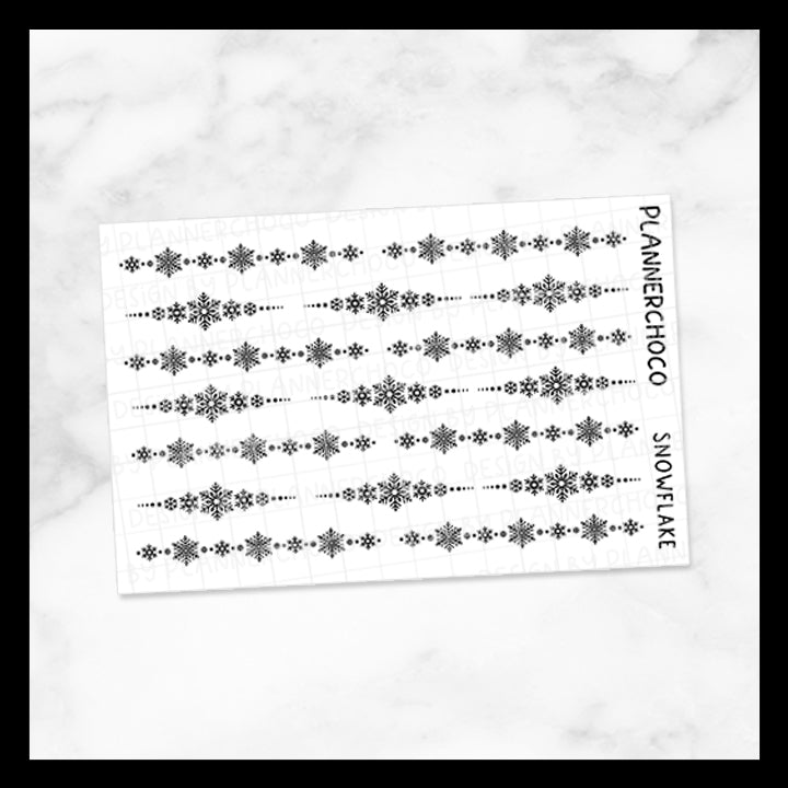 Snowflake / Deco Divider / Foiled