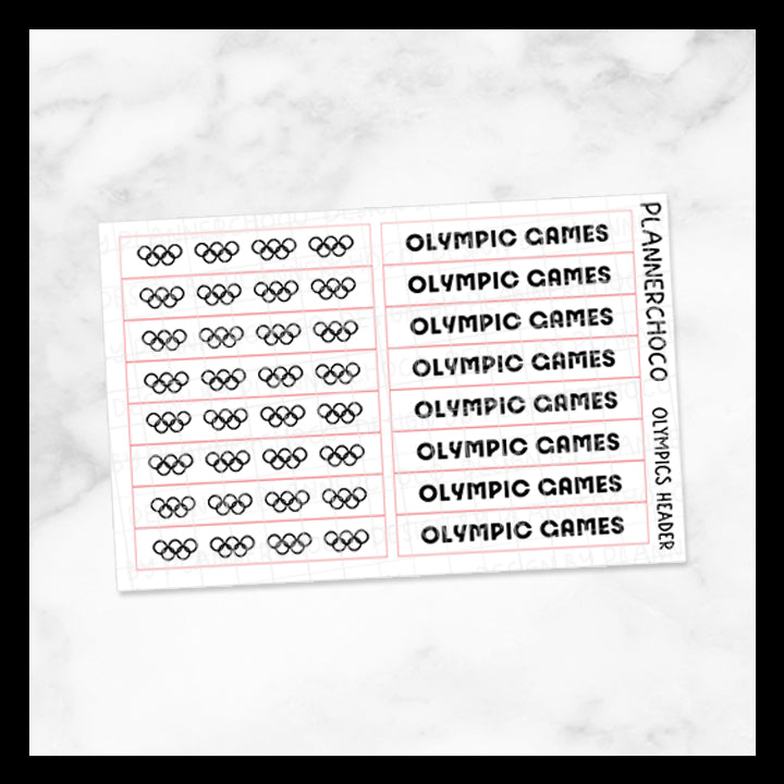 Olympics / Solid Header / Foiled