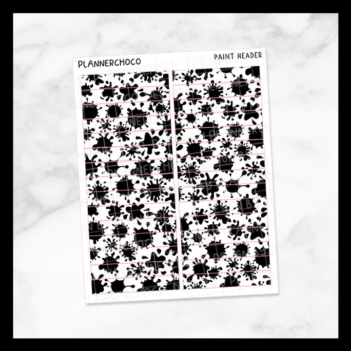 Paint / Header / Foiled – plannerchoco