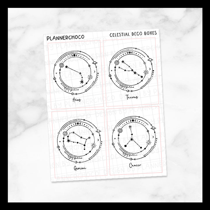 Zodiac symbol / Full Box 1.0 / Foiled