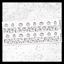 Load image into Gallery viewer, Pumpkin / Lined Mini Washi / Foiled
