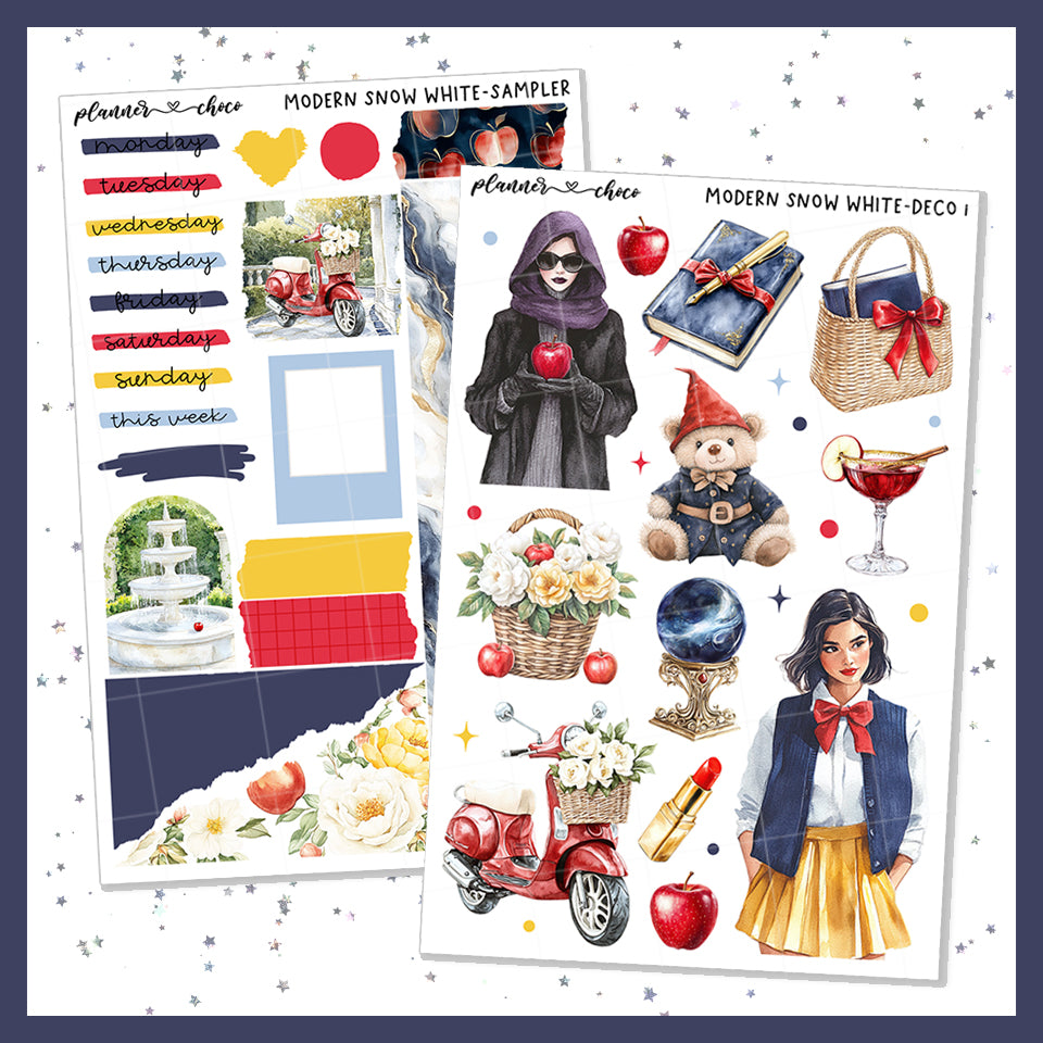 Modern Snow White / Journaling Kit