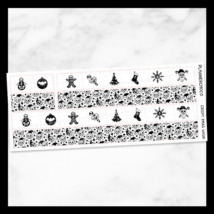 Creepy Xmas / Washi 3.0 / Foiled