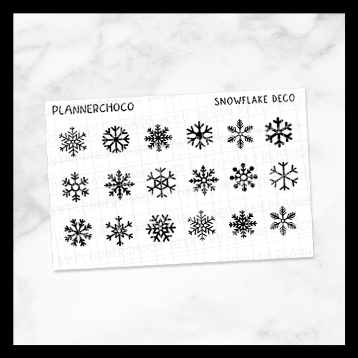 Snowflake / Middle Deco / Foiled