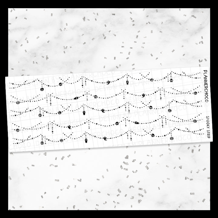 Spooky / Garland Dangle Strip / Foiled