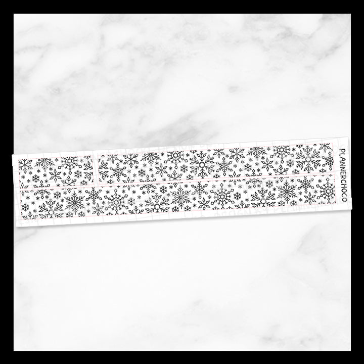Snowflake / Pattern Washi 4.0 / Foiled