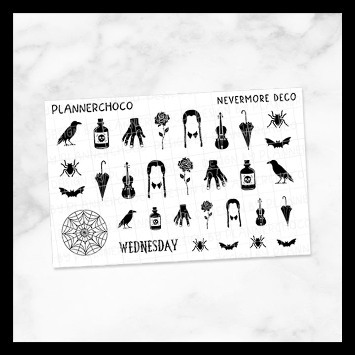 Nevermore / Deco Set / Foiled