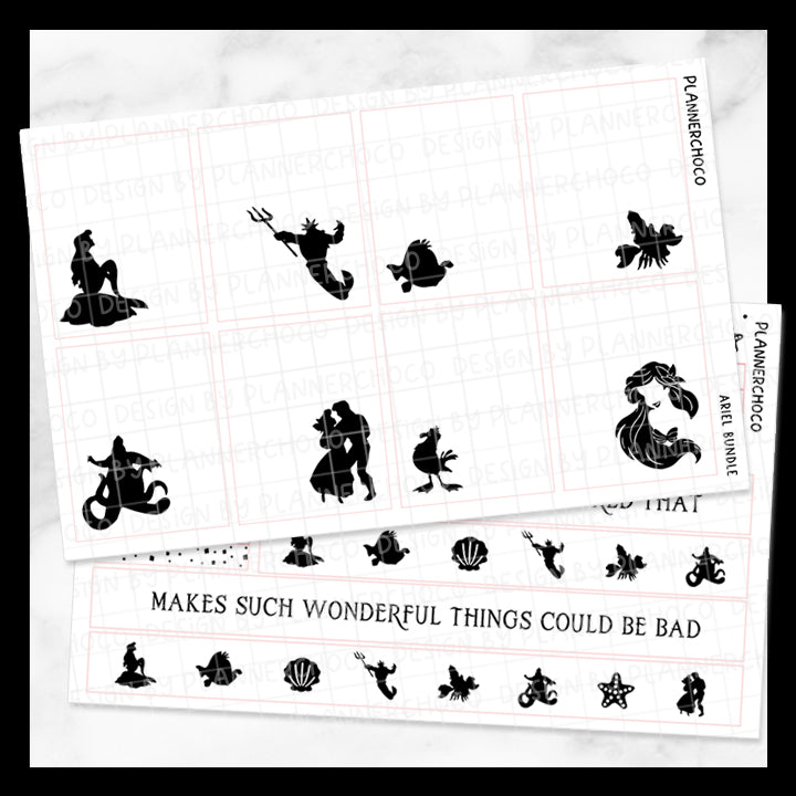 Ariel / Bundle / Foiled – plannerchoco