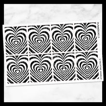 Load image into Gallery viewer, Hypnotic Heart / Pattern Underlay 2.0 / Foiled

