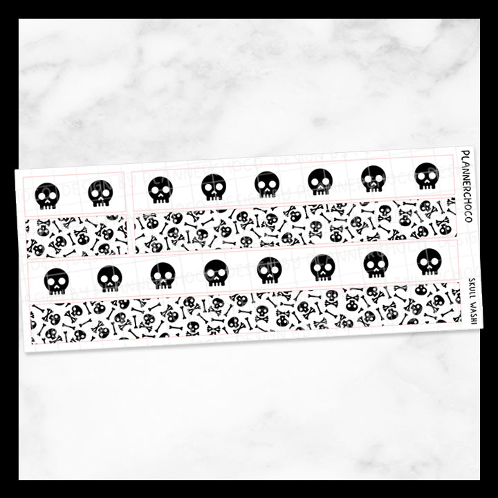 Skull / Mini Washi 1.0 / Foiled