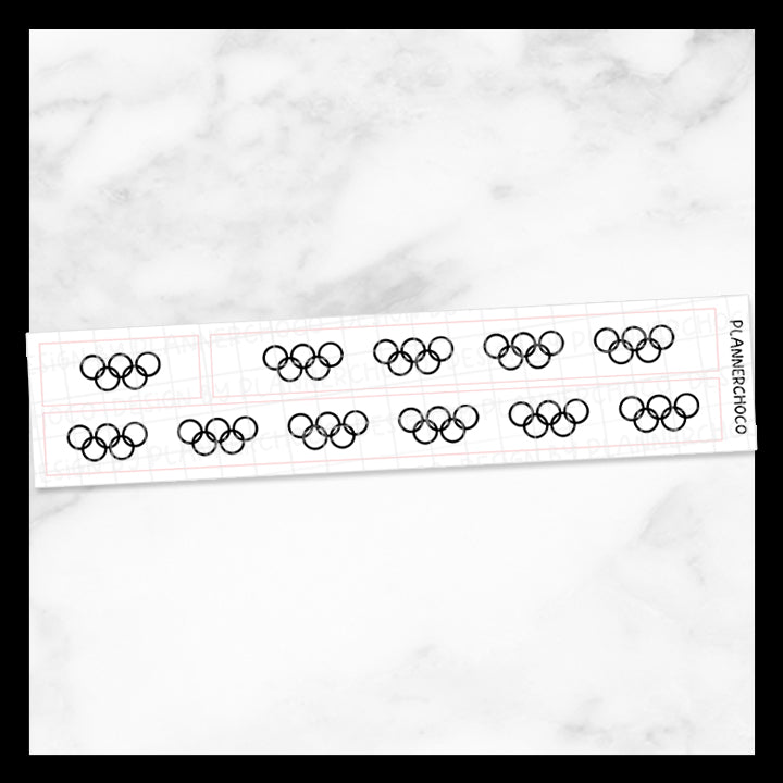 Olympics Symbol / Washi 1.0 / Foiled