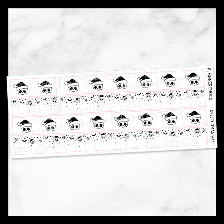 Creepy Xmas / Washi 1.0 / Foiled