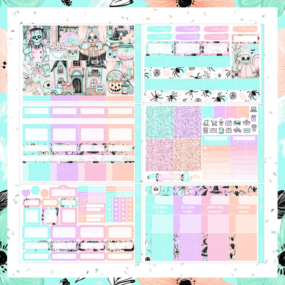 Pastel Halloween / weekly kit