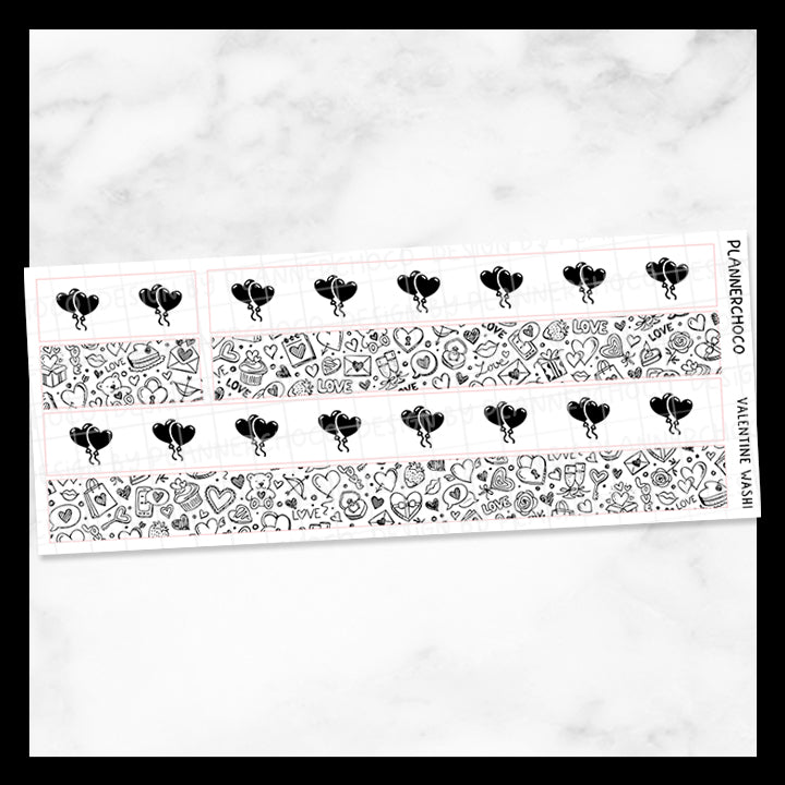 Valentine / Washi 2.0 / Foiled