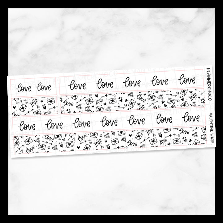 Valentine / Washi 3.0 / Foiled