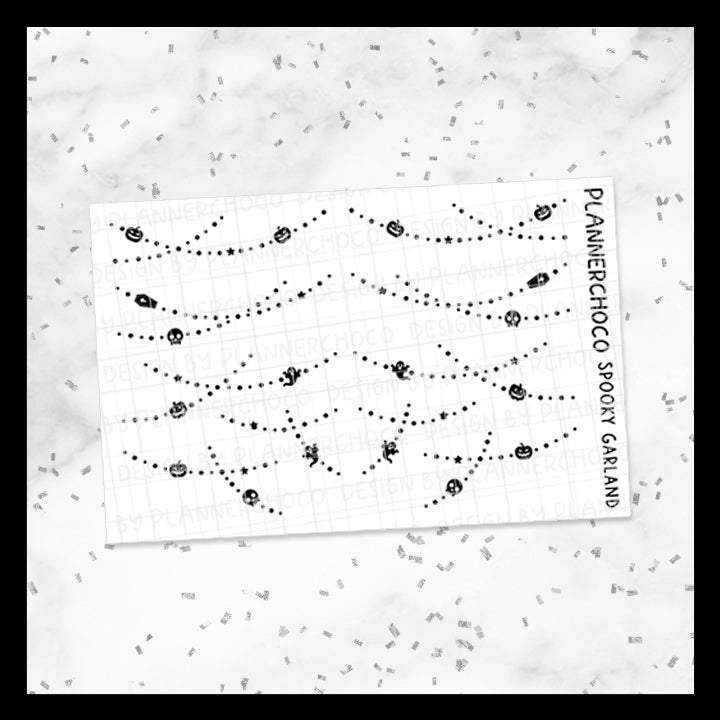 Spooky / Layered Garland / Foiled