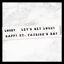 Load image into Gallery viewer, St. Patricks&#39; Day / Mini Washi / Foiled
