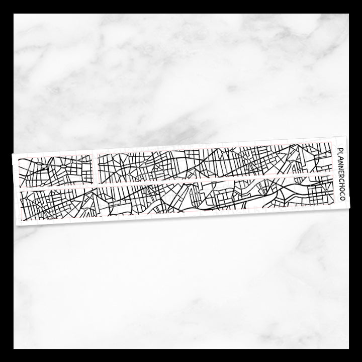 City Map / Washi / Foiled