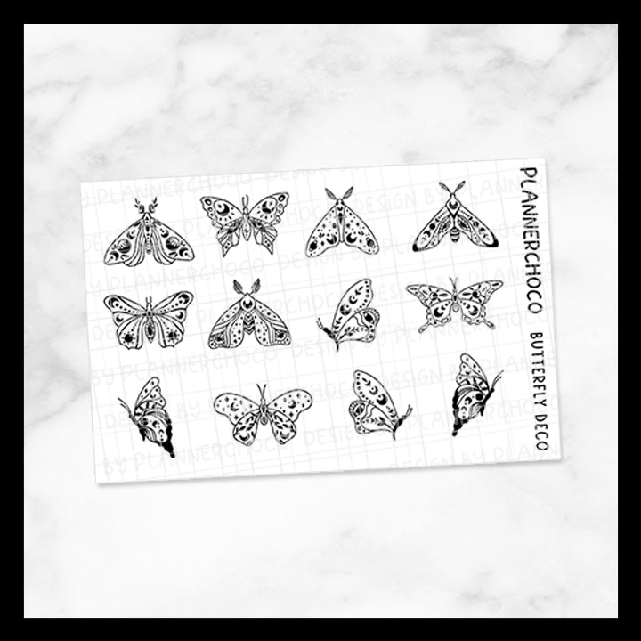 Butterfly / Deco / Foiled