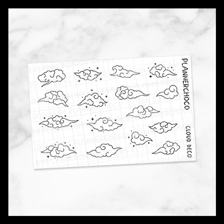Clouds / Deco / Foiled
