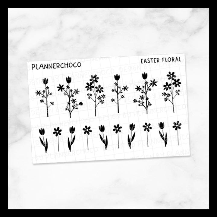 Easter Floral / Deco / Foiled