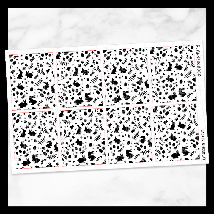 Easter / Solid Underlay / Foiled