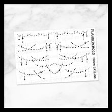 Load image into Gallery viewer, Moon / Garland Dangle / Foiled
