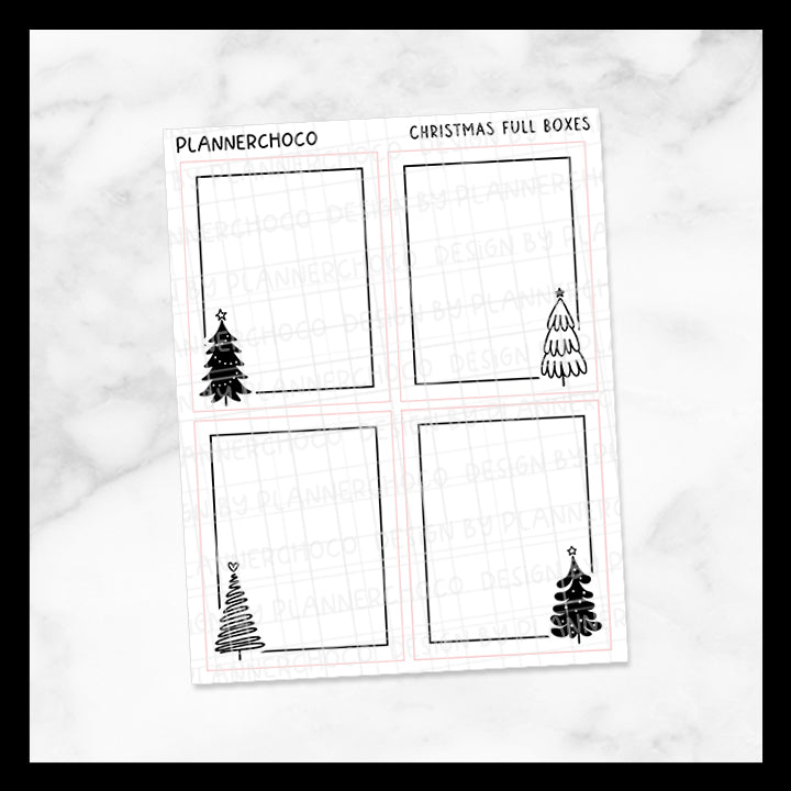 Christmas Tree / Line Full Box / Foiled