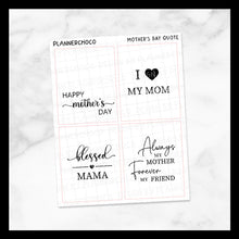 Load image into Gallery viewer, Mother&#39;s Day / Quote Full Box / Foiled

