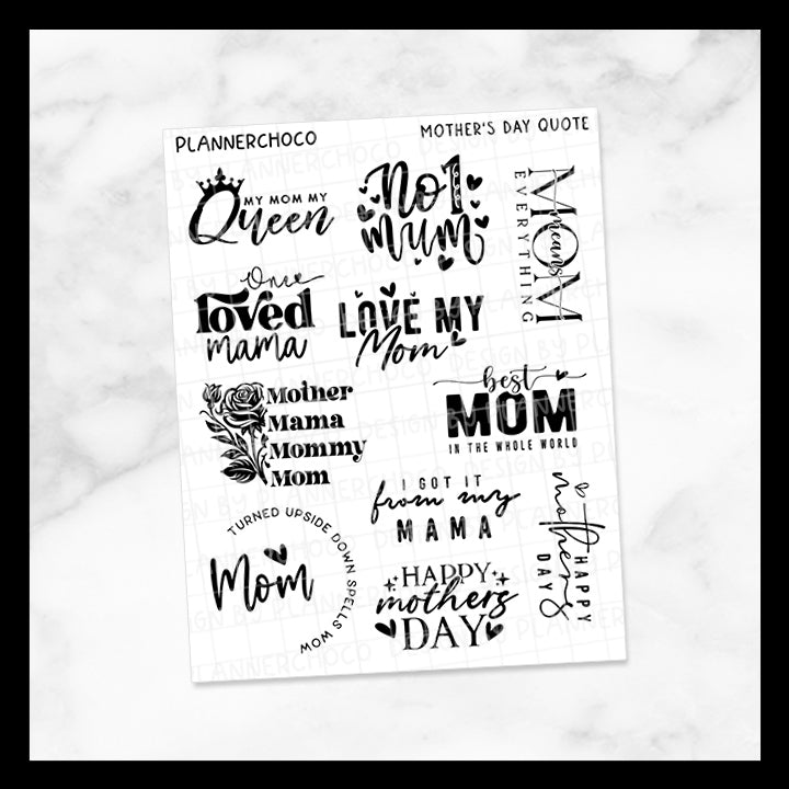 Mother's Day / Quote 1.0 / Foiled