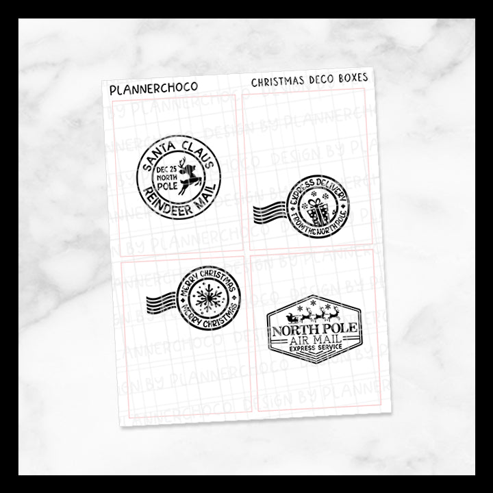 Christmas Stamp / Deco Full Box / Foiled