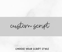 Load image into Gallery viewer, Custom Scripts / Foiled
