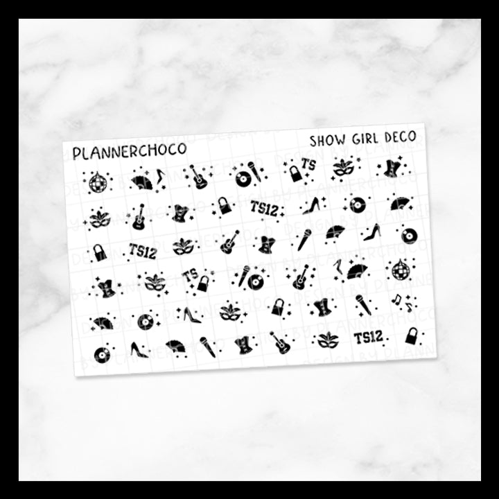 Showgirl / Cluster Deco / Foiled