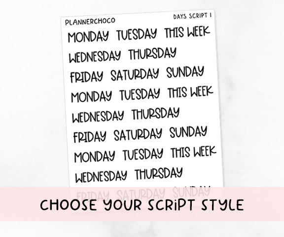 Days Script
