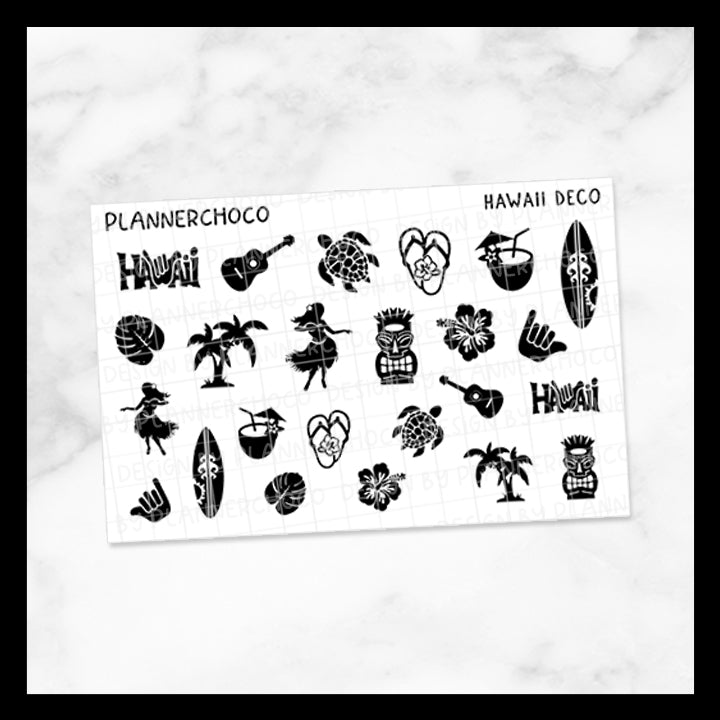 Hawaii / Deco / Foiled