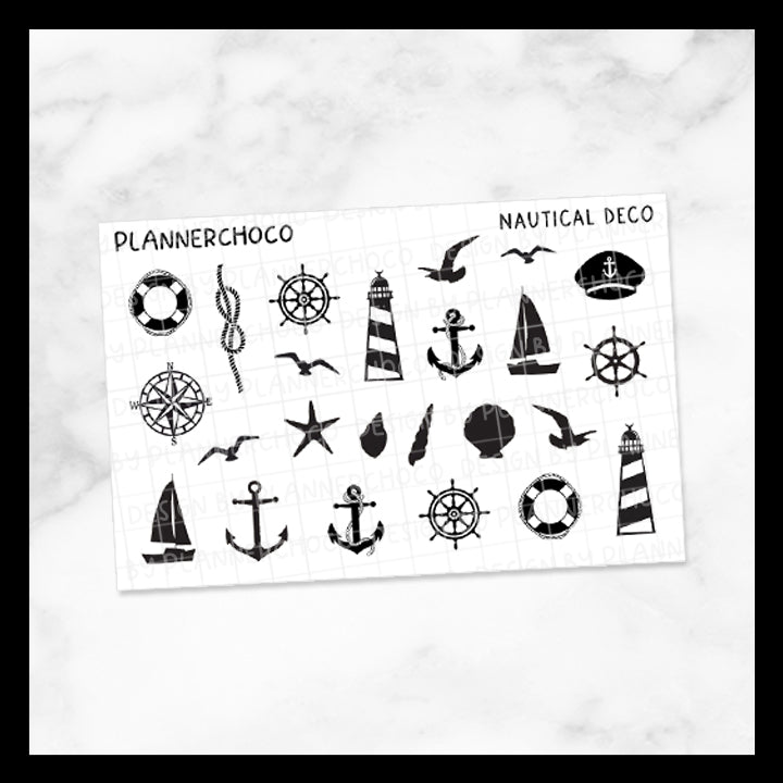 Nautical / Deco Set / Foiled
