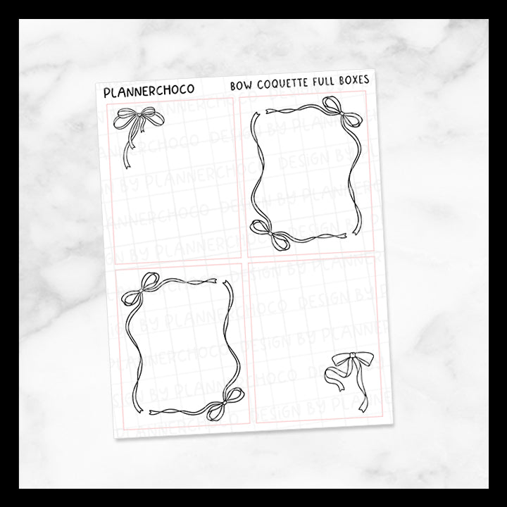 Bow Coquette / Deco Full Box 1.0 / Foiled