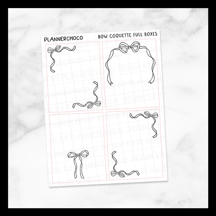 Bow Coquette / Deco Full Box 2.0 / Foiled