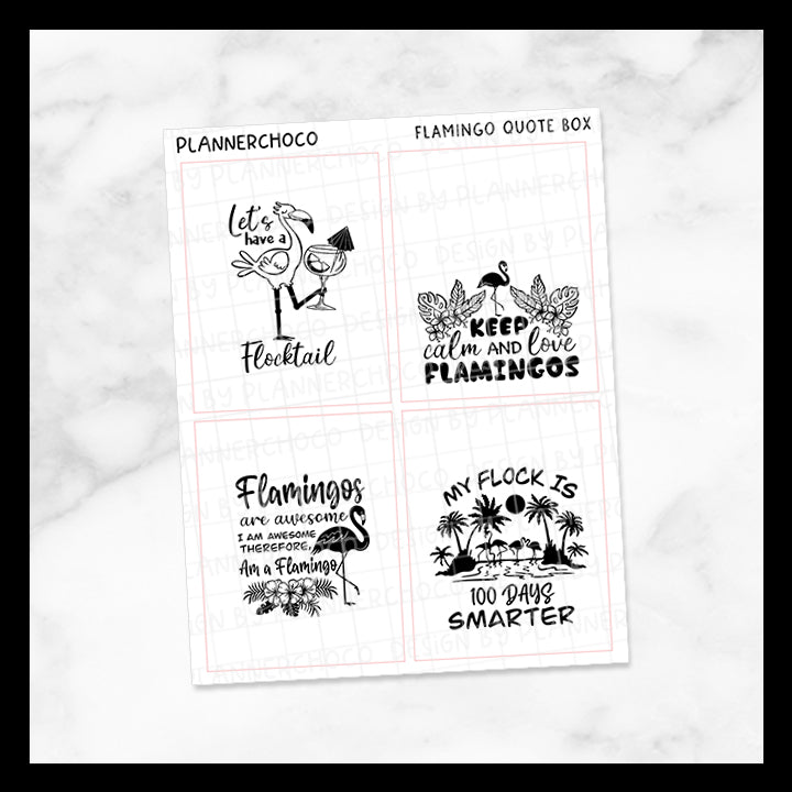 Flamingo / Quote Full Box 1.0 / Foiled