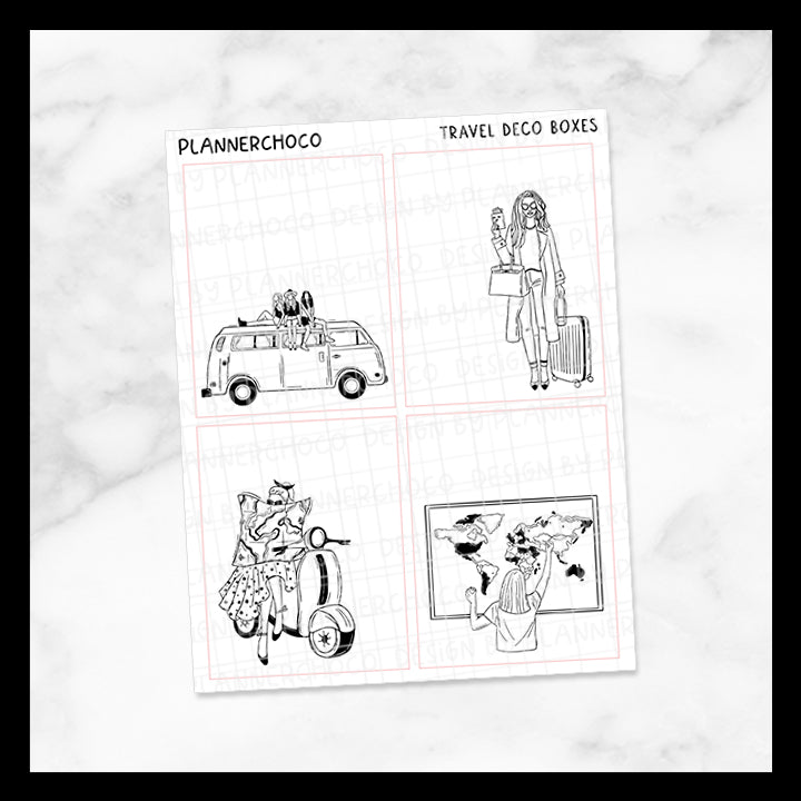 Travel Girl / Deco Full Box 1.0 / Foiled