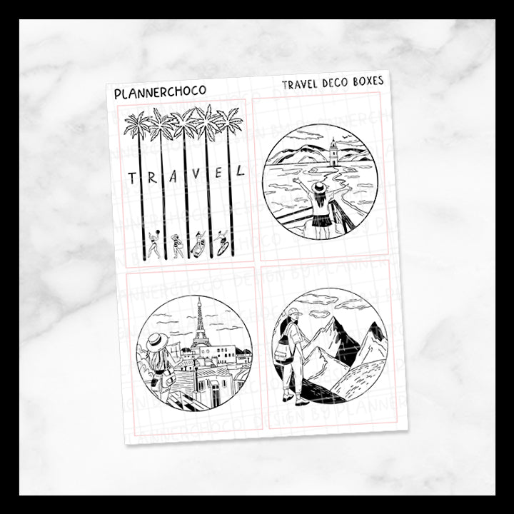 Travel Girl / Deco Full Box 2.0 / Foiled