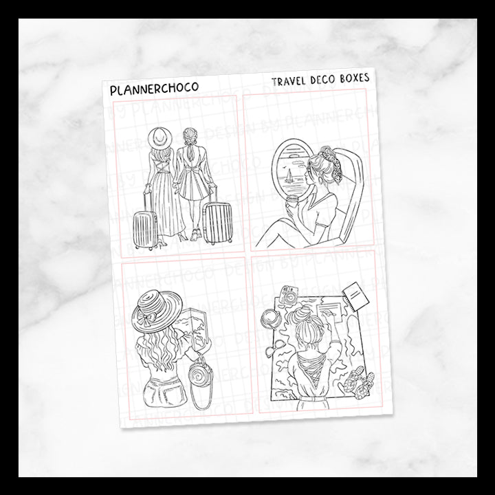 Travel Girl / Deco Full Box 3.0 / Foiled