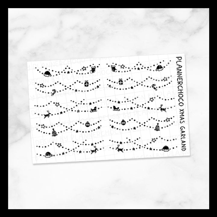 Christmas / Double Garland / Foiled
