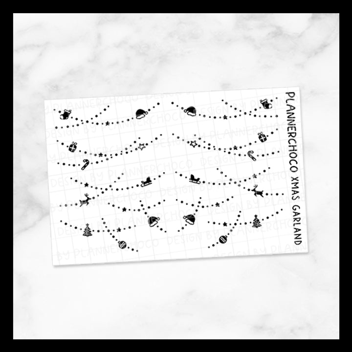 Christmas / Layered Garland / Foiled