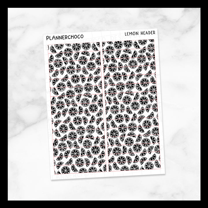 Lemon / Pattern Header 1.0 / Foiled