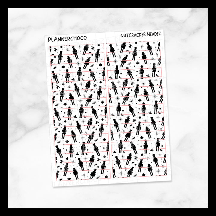 Nutcracker / Pattern Header 1.0 / Foiled